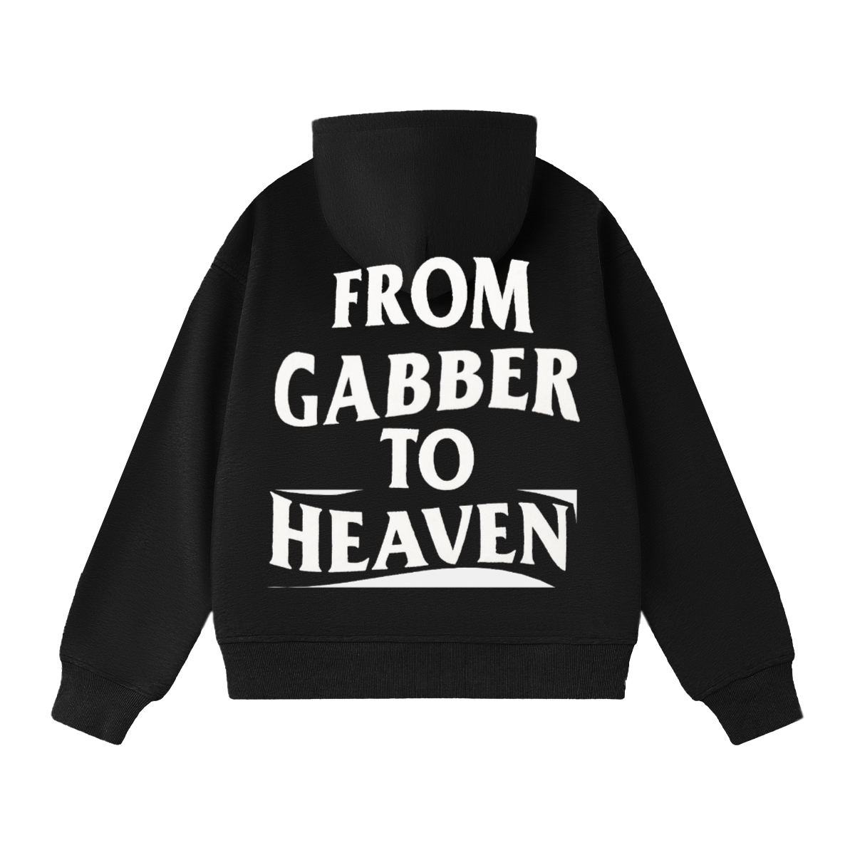 Sweat-shirt oversize unisexe original GABBER TO HEAVEN