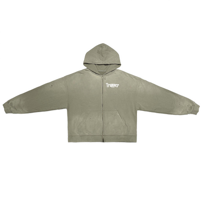 Sweat-shirt zippé unisexe GABBER TO HEAVEN UPCORE V2