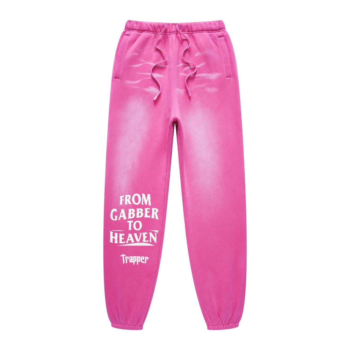 Pantalon unisexe GABBER TO HEAVEN WASHED PINK