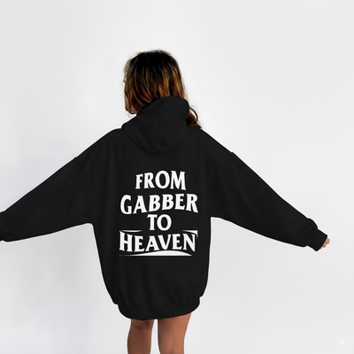 Sweat-shirt oversize unisexe original GABBER TO HEAVEN