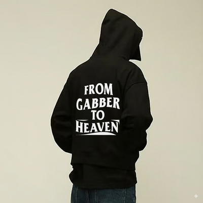 Sweat-shirt oversize unisexe original GABBER TO HEAVEN