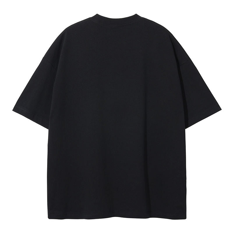 T-shirt unisexe TRAPPER CLASIC NOIR
