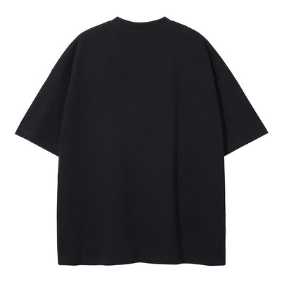 T-shirt unisexe TRAPPER CLASIC NOIR