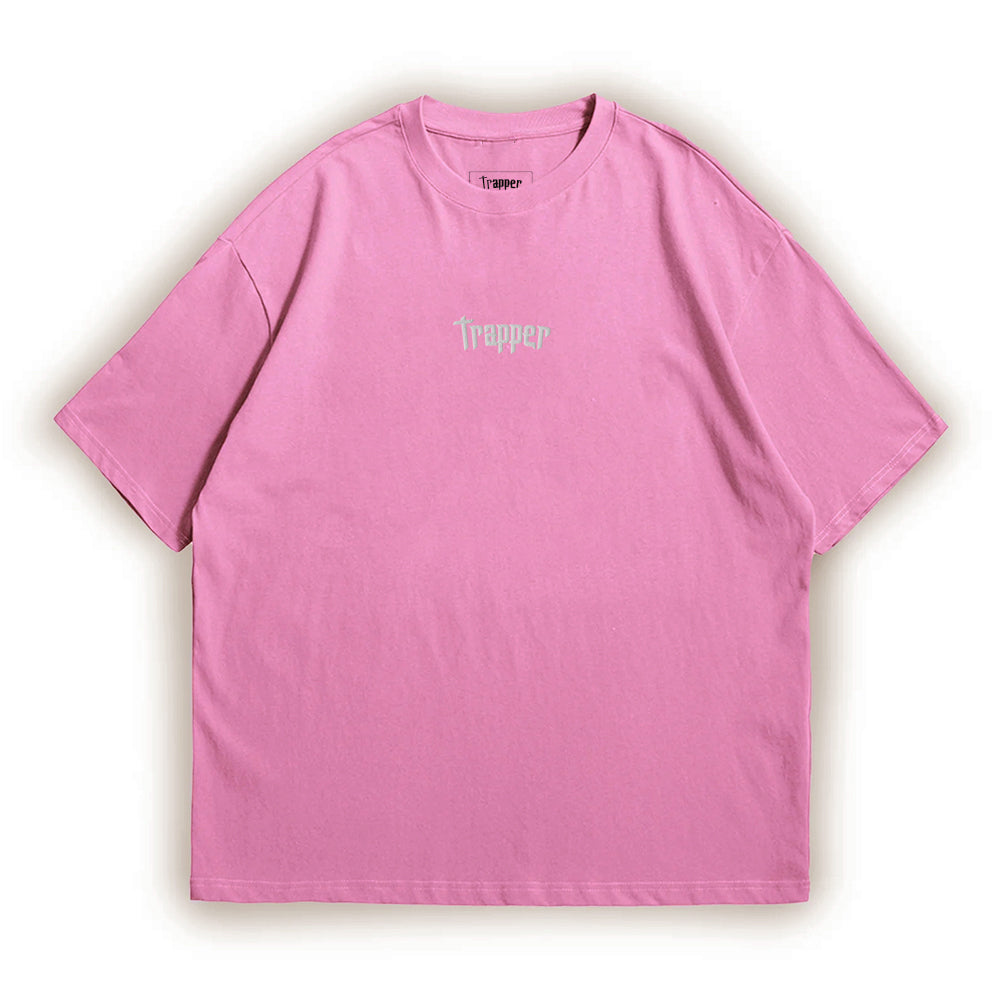 TRAPPER ORGINAL ROSE T-shirt brodé unisexe