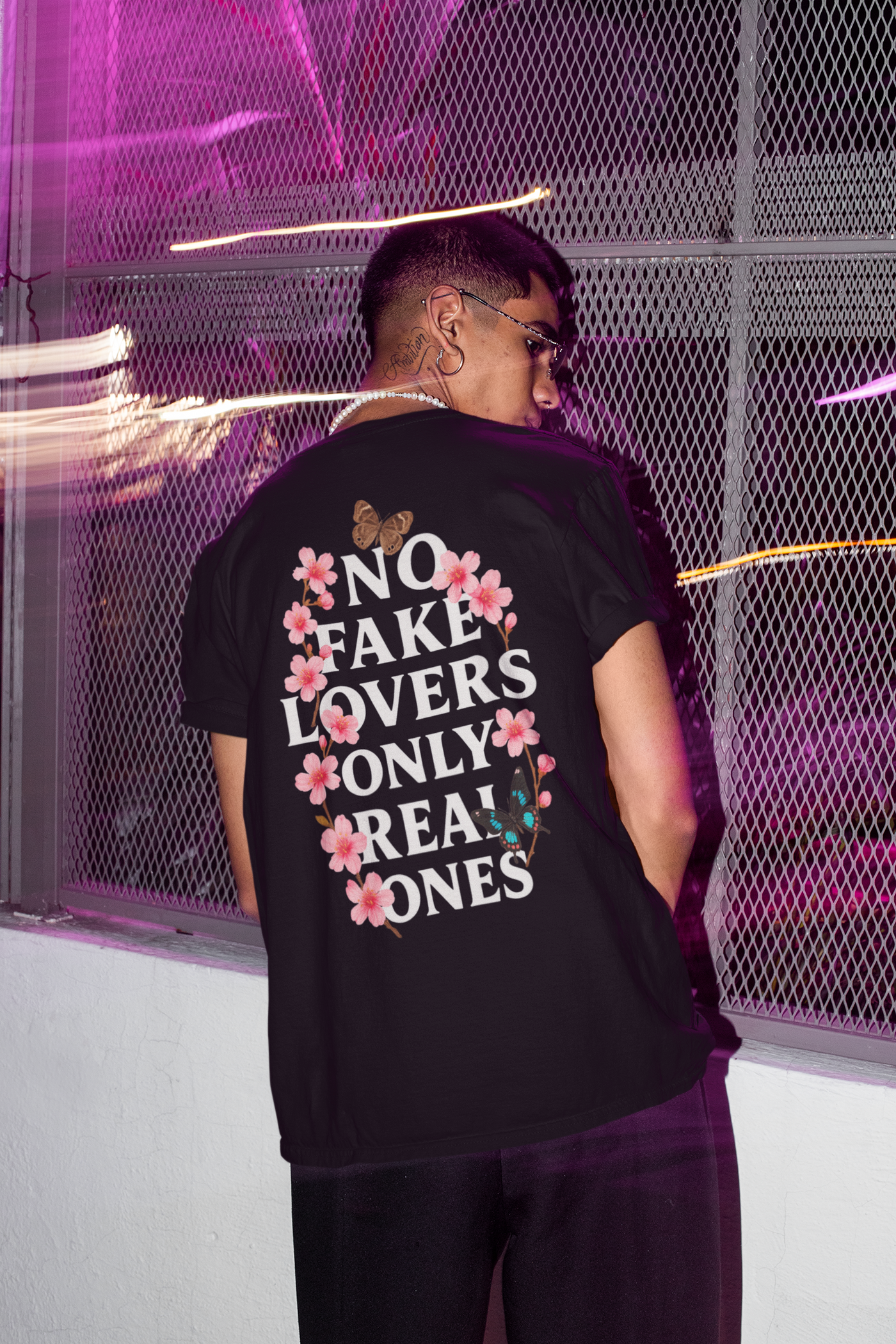 T-shirt unisexe FLOWERS NFLORO